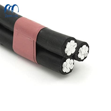 Aluminum Conductor ABC Cable XLPE PE LDPE PVC Insulated Overhead Duplex