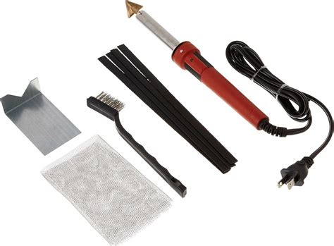 Buy Plastic Welding Kit With Plastic Welder Rods Reinforcing Mesh Hot Iron Stand Wire Brush