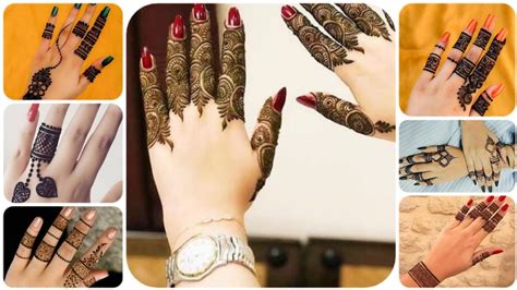 All New Stylish And Cute Finger Mehndi Designthumb Tattoo Mehndi Design Fashionandstyle6995