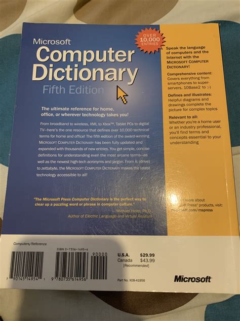 Microsoft Computer Dictionary 6th Edition
