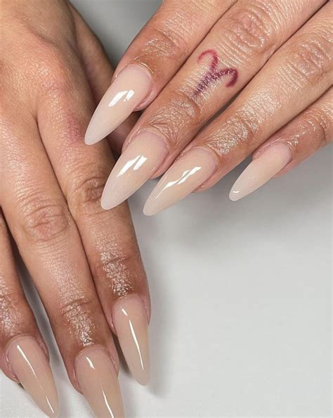 25 Cute Nude Almond Nails To Try Now Fashion And Finger Tips