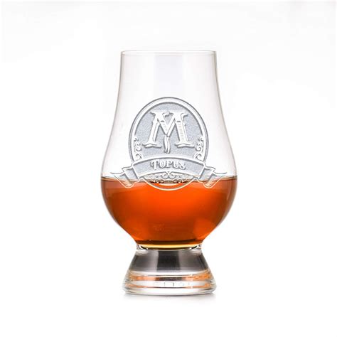 Glencairn Personalized Scotch Whisky Glass Engraved Set