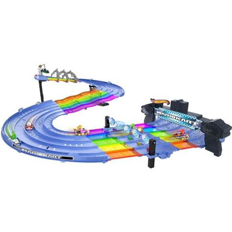 Hot Wheels Mario Kart Rainbow Road Track Set Mehrfarbig Mario Kart Hot Wheels Mario