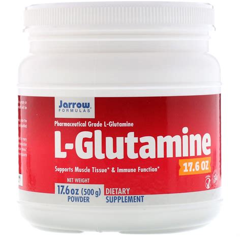Jarrow Formulas, L-Glutamine Powder, 17.6 oz (500 g) - iHerb