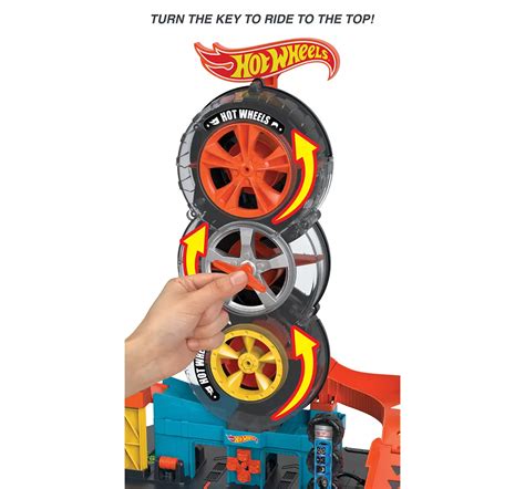 Buy Hot Wheels City Super Twist Tire Shop 4Y Online Hamleys India