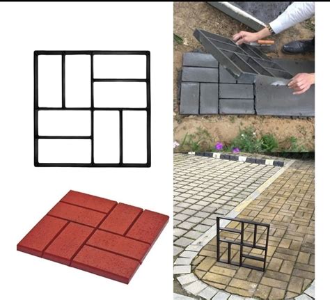 Molde Para Estampar Cemento Concreto Envío Gratis