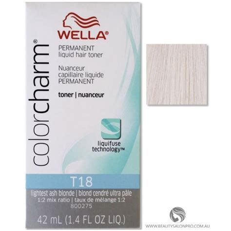 Jual Wella Color Charm T18 Ash Blonde Toner Only Shopee Indonesia