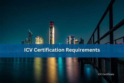 ICV Certification requirements for Suppliers in UAE