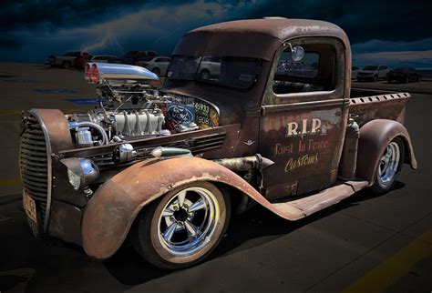 Lot Shots Does This Supercharged 1938 Ford Rat Rod Truck Look Like A