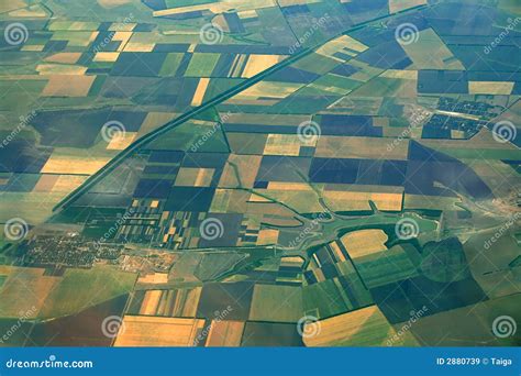 Aerial View Of Farmlands Royalty Free Stock Images Image 2880739