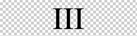 Roman Numeral 3 Png Clipart Miscellaneous Roman Numerals Free Png