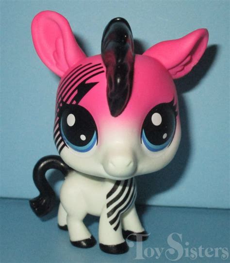 Littlest Pet Shop Series 1 1 51 Lydia Zebrastripe Toy Sisters