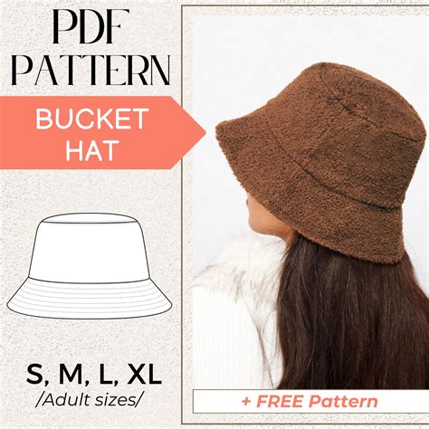 Sewing Pattern Bucket Hat Pdf Summer Hat Sewing Pattern 4 Sizes Easy