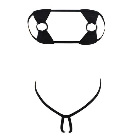 Jual Micro String Bikini Crotless Extreme Mini Bikinis Sets For Women Exotic Swimsuit Female