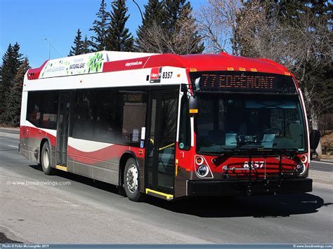 Calgary Transit 2018 2019 Novabus Lfs Cng Bus Buses