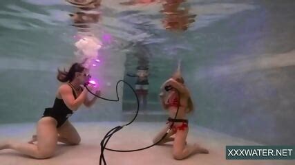 Hot Chicks With A Guy In The Pool