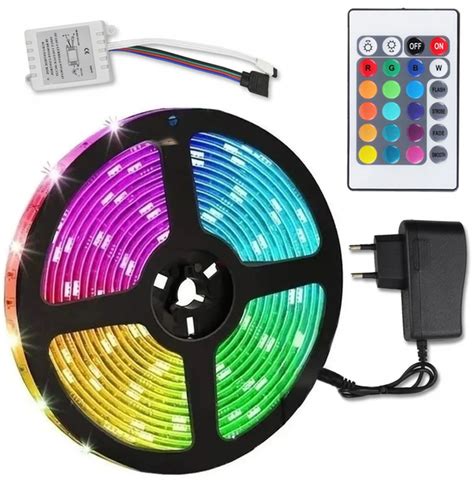 Светодиодная лента RGB LED UFT LS01 5 м с пультом ДУ блоком питания и ...