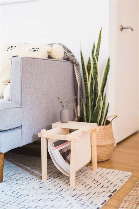 Minimal Diy Wooden Magazine Holder Fall For Diy Diy Magazine Holder
