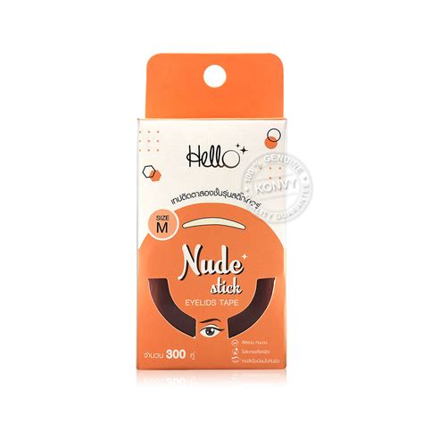 HELLO Nude Stick Eyelids Tape Size M 300 Pairs