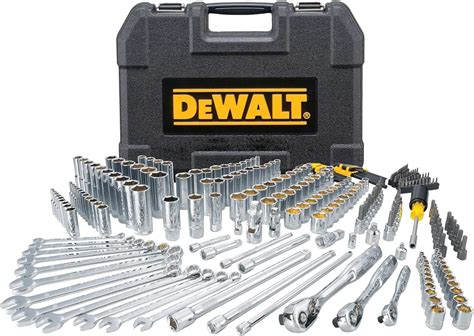 Amazon.com: DEWALT Socket Set, 1/4", 3/8", 1/2" Drive, SAE/Metric, 264