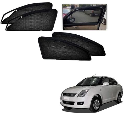 Auto Addict Car Zipper Magnetic Sunshades Set Of Pcs Zip Non Zip