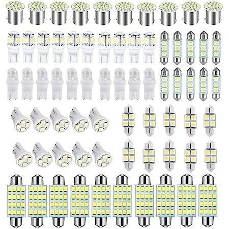 Amazon Zakolak 42 Pieces LED Interior Car Lights Super Bright