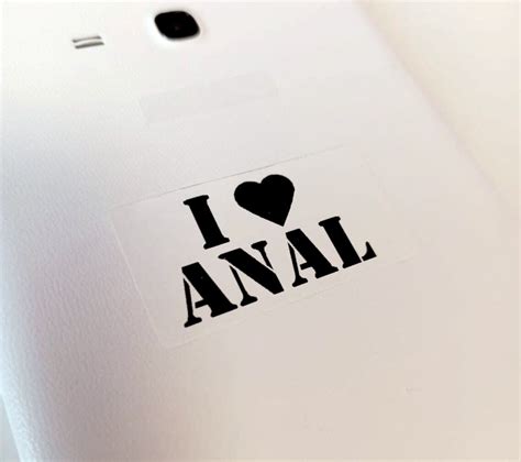 I Love Anal Sticker Pack I Love Anal Decal Pack Gag Sticker Joke Decal Dick Sticker Anal