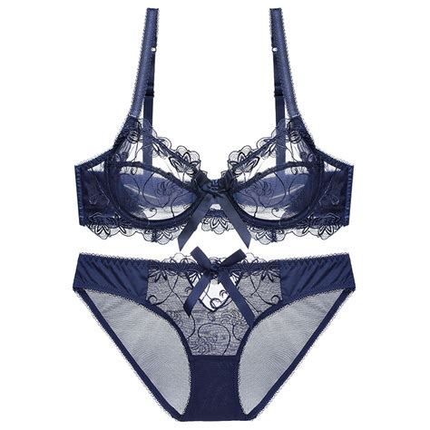 China European Sexy Fancy See Through Bra And Panties Set China Sexy Lace Lingerie And Lace