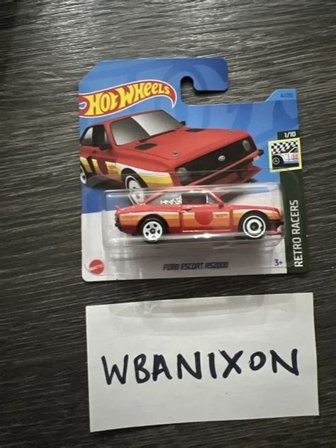 FORD ESCORT RS Hot Wheels Car Hotwheels Retro Racers Modified NEW F Case PicClick UK