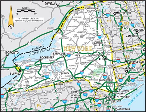 Road Map Westchester Ny
