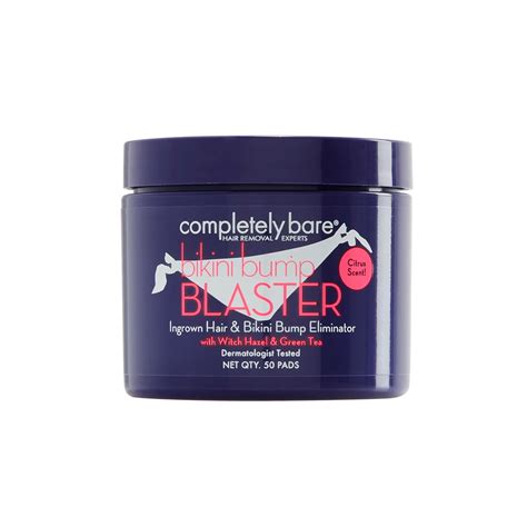 Completely Bare Bikini Bump Blaster Ingrown Hair Bikini Bump Eliminator Exfoliating Ahas