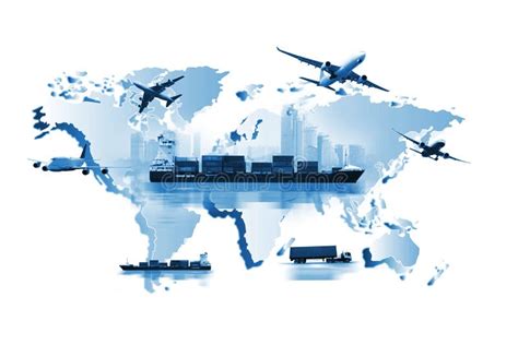 The World Logistics Background Or Transportation Stock Photo Image Of
