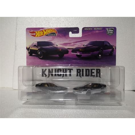 Hot Wheels Premium Twin Pack Knight Rider Kitt Karr Shopee Malaysia