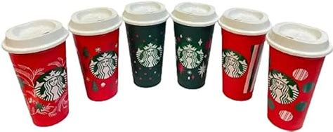 Amazon Starbucks Reusable Color Changing Hot Cups Limited Edition Holiday Christmas