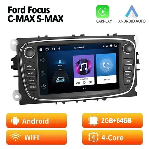 Автомагнитола 2 дин Андроид,7 дюймов экран 2+64Гб,форд/Ford Focus ...