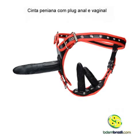 Cinta Peniana Plug Anal E Vaginal MeuTabu