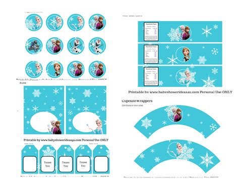 Free Disneys Frozen Printable Baby Shower Ideas Themes Games