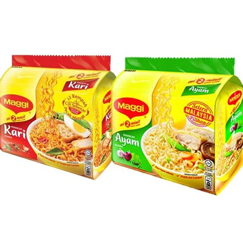 Maggi 2 Minute Noodles Kariayam Shopee Malaysia