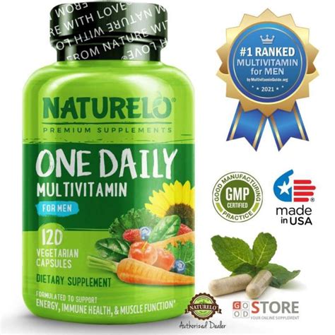 Promo Naturelo 1 Ranked One Daily Multivitamin For Men 120