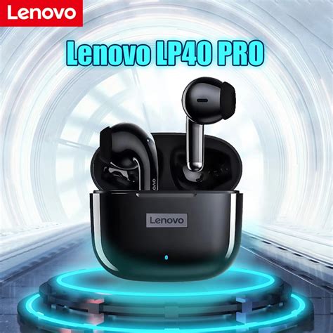 Lenovo LP40 Pro kulaklık Bluetooth 5.1 kablosuz kulaklıklar su geçirmez ...