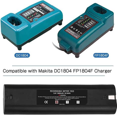 2PACK 9 6V Ni MH Battery For Makita 9000 9001 9002 9033 9034 632007 4