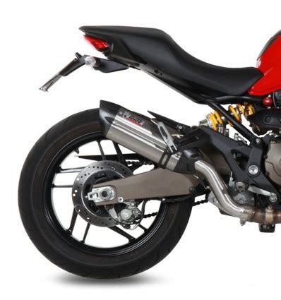 Terminale Di Scarico Mivv Suono Inox Per Ducati Monster 821 14 17