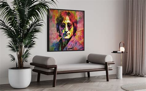 John Lennon Art Print Signed And Numbered Print Limited Run Of 10