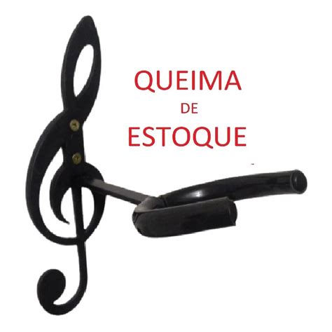 Suporte Clave de Sol De Parede Para Violão Guitarra Musical 1 UNIDADE