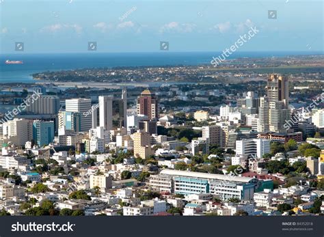 Aerial View Of Port-Louis Capital Of Mauritius Stock Photo 84352018 ...