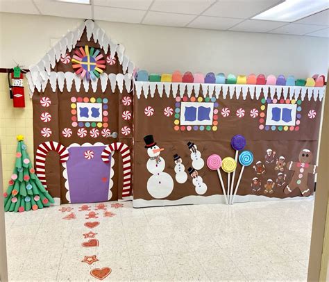 Gingerbread House Classroom Door Door Decorating Contest Christmas