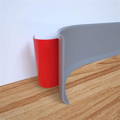 Amazon.com: NeatiEase Flexible Baseboard Molding Trim, 4 Inch(W) x 40 ...
