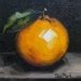 Orange Original Art X By S Lee Mark Stil Life Oil Painting Fruit Art