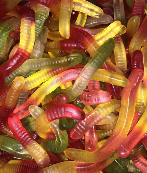 Trolli Colorful Worms Honningkrukken