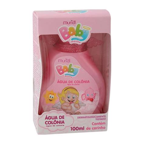 Colônia Muriel Baby Rosa 100ml Água de Cheiro e Colônia para Bebê